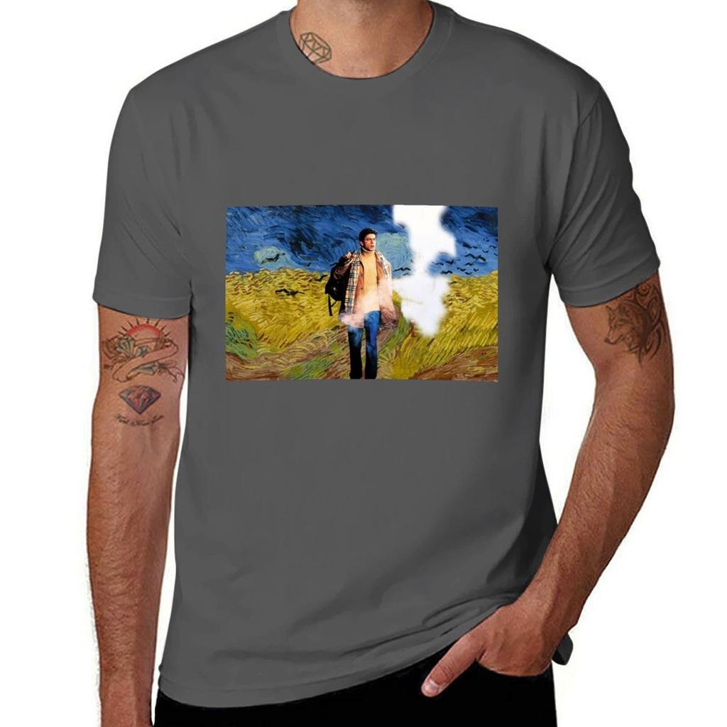 Main Hoon Na X Wheat Field With Crows Tshirt Simple Trendy Casual Tshirt