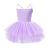 Kids Girls Ballet Dress Baby Children Cosplay Tutu Flower Dress Tulle Dancewear Clothing Ballerina Fairy Party Costumes