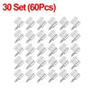 10/100PCS Cross Self-tapping Screw with Rubber Sleeve Cabinet Board Laminate Support Wardrobe Glass Hard Nonslip Partition Nail