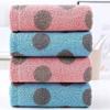 2Pcs Thickened Stripe Spot Baby Bath Towel 30x60cm Shower Towel Cotton Hand Towel  Face Wash