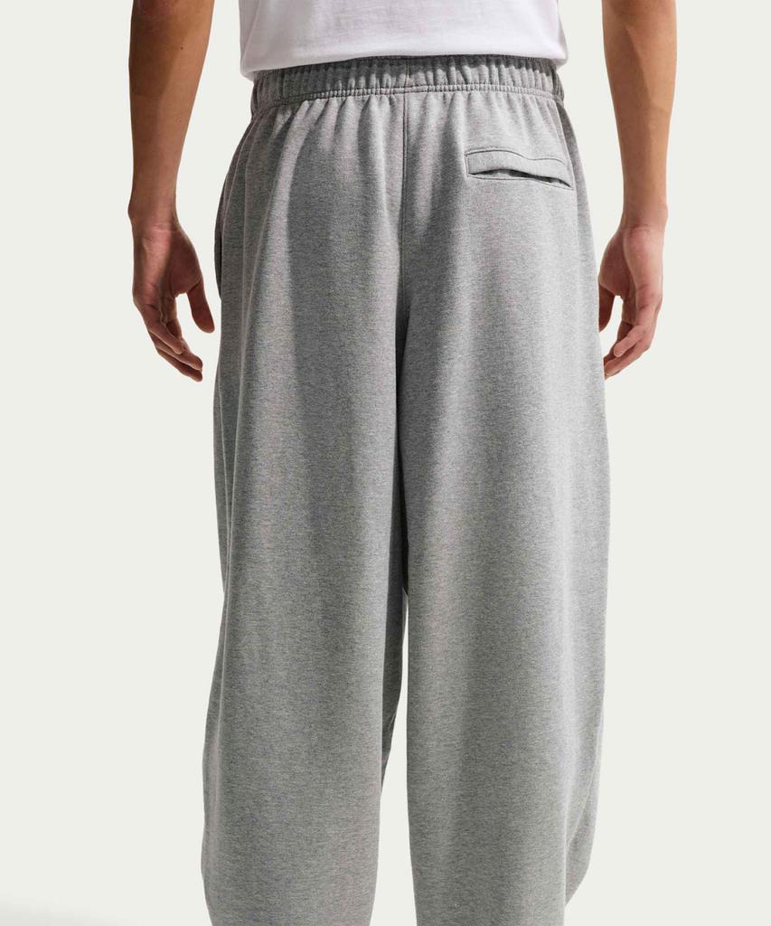 Nike Sportswear Club Oversized French Terry Pants M - Dark Grey Heather:Light Smoke Grey:White / If0722-063
