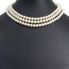 Pearl Necklace Silver/Pearl 68g Women Used