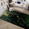 Spider King,Lord of the Rings Polyester Office Carpet Chair Mats, Home Decor Dormitory Floor Protector with Anti-Skid Backing, Large Area Co