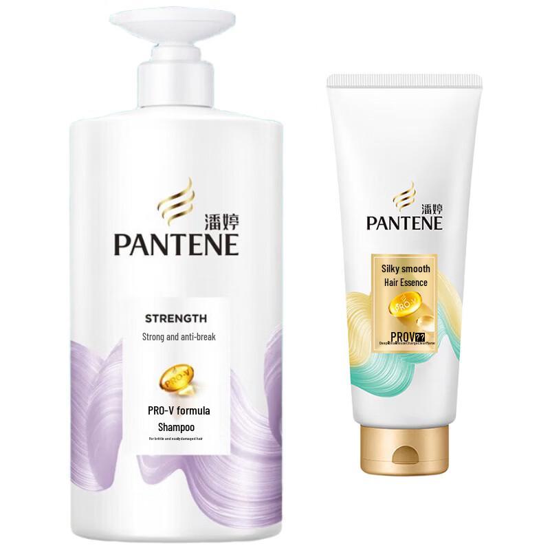 Pantene PRO-V Strength & Anti-Breakage Shampoo & Silky Smooth Conditioner Set