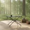 Camping Table with Hooks AllAluminum Folding Lightweight Furniture for Backpackers,
