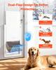 Pet Door, X-Large, with Double Magnetic Flaps and Metal Frame, Strong and Weatherproof Dog Door for Interior and Exterior Doors, Easy To Install, Easy