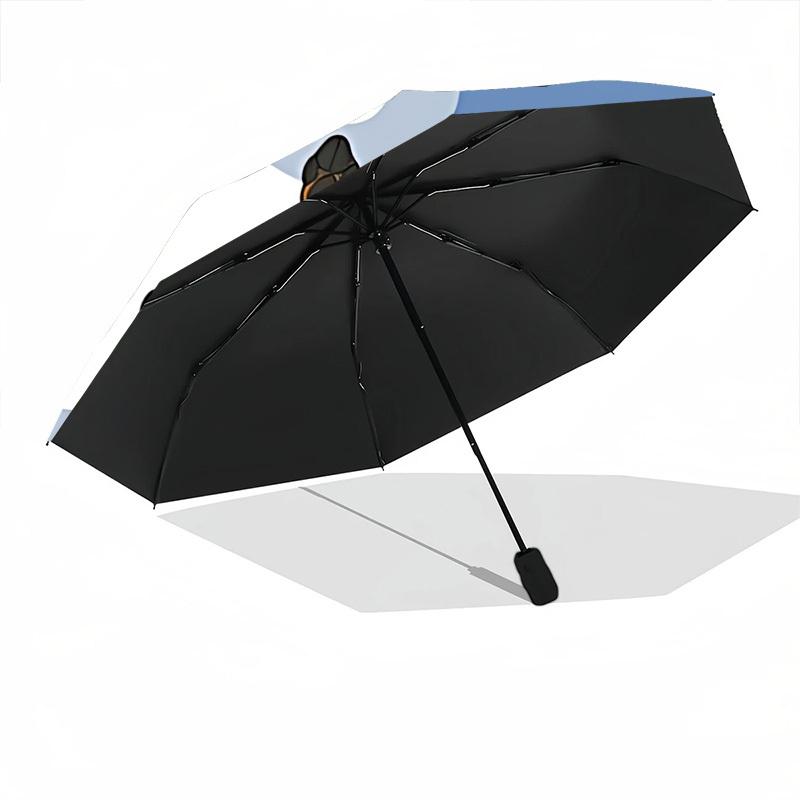 1pc Snowman, DogAutomatic Open/close Folding Umbrella, Compact Portable Travel Umbrella, Perfect Birthday/Holiday, Cute Umbrella y026