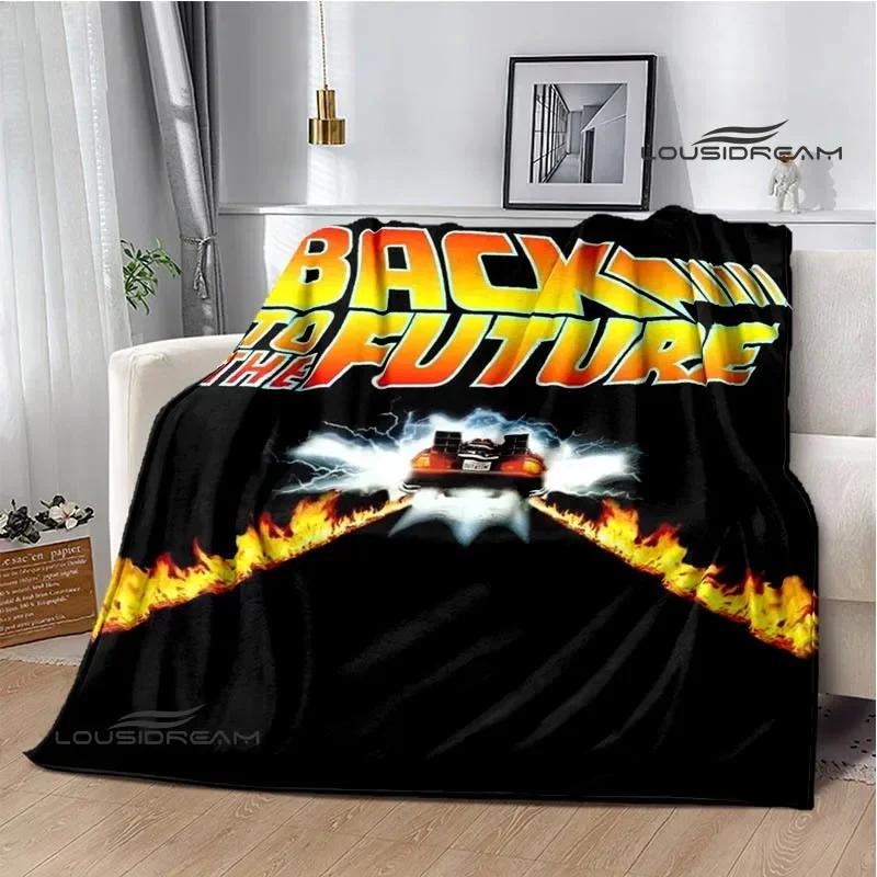 Movie Back To The Future blankets picnic blanket Warm Flannel blankets Soft and comfortable blanket bed linings Birthday Gift