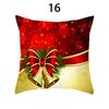 Merry Christmas Cushion Cover Xmas Pillowcase Happy New Year Navidad Santa Claus Red Pillow Cover Ornament Gifts Home Decor