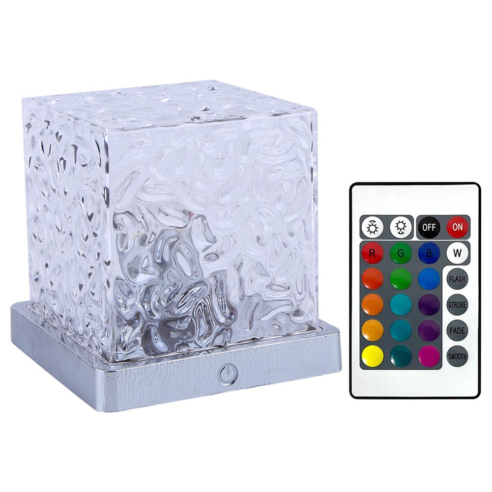 Ocean Wave Projector Lamp Northern Lights Projector Light Cube Atmosphere Light Water Wave Lamp Projector for Kids Birthday Gift