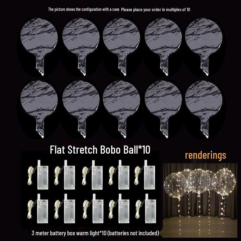 

Светодиодный светящийся шар Бобо прозрачный шар для украшения вечеринки