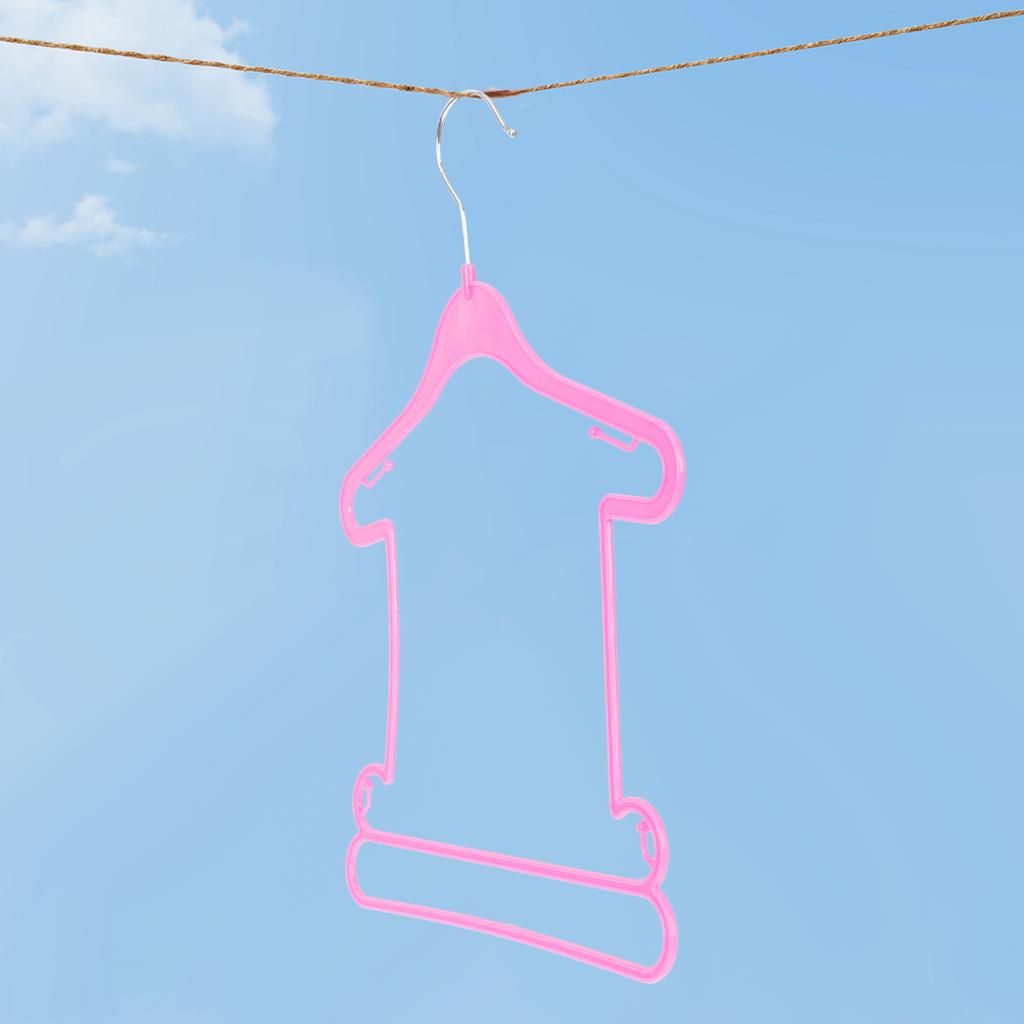 10 Pcs Toddler Hangers Plastic Infant Hangers Baby Hangers Kids Clothes Plastic Hangers