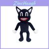 Black Cartoon Cat Stuffed Animal Plush Toy Highly Detailed And Made To Last!