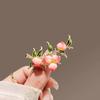 Women Brooch Enamel Pink Peach Green Leaf Shape Lapel Pin Suits Coats Bags Scarves Badge Versatile Accessory