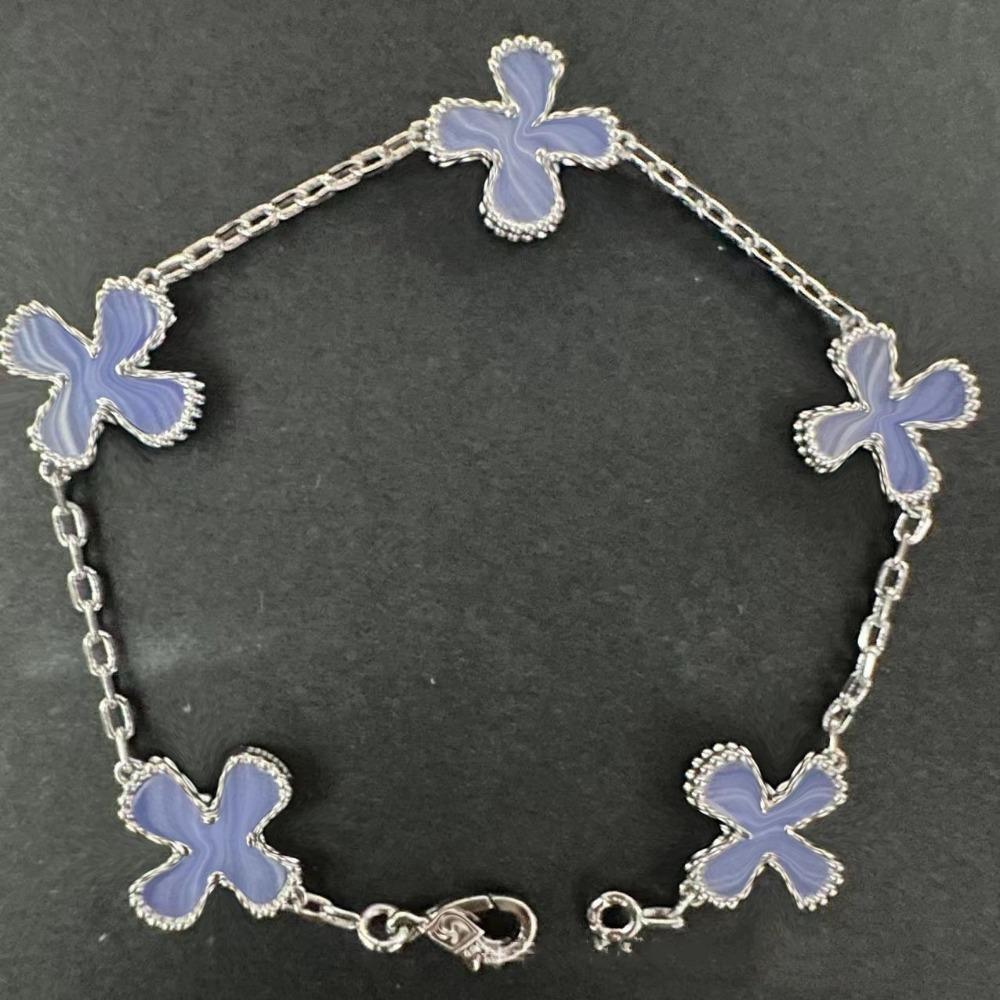 High Version Four-leaf Clover Bracelet Female Mother-of-pearl Agate Five-flower Ladies Bracelet