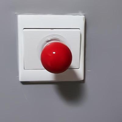Sticker de Bola para Interruptor de Joystick Extensor de Interruptor de Luz con Forma de Bola Adorno Decorativo para Interruptor Uso Diario en el Hogar