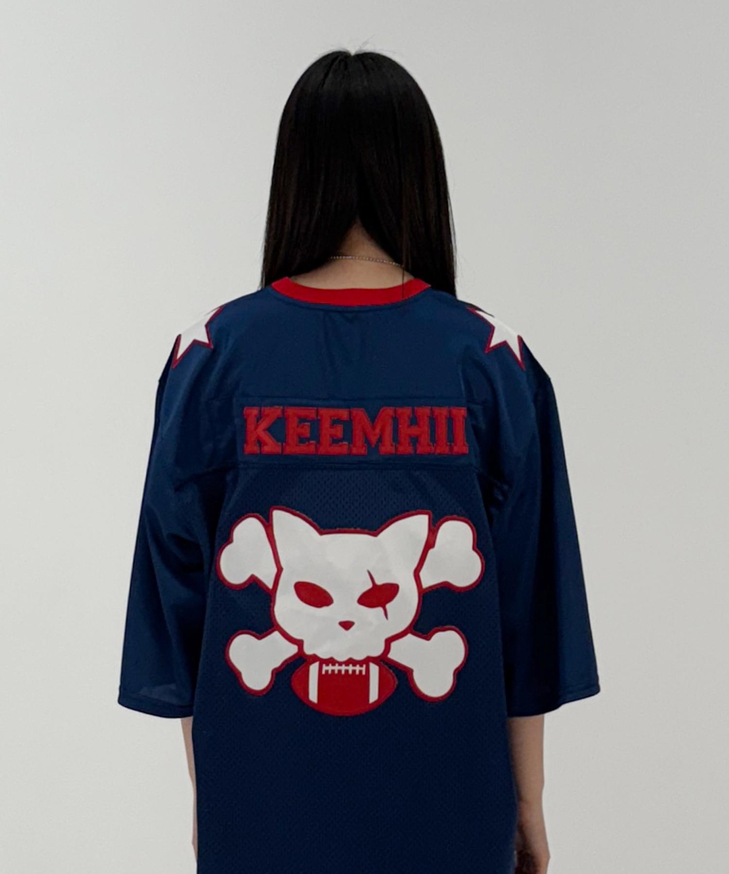 Kimhi Star American Cat Football Jersey - [Navy]