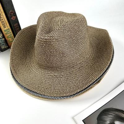 Woven Straw Hat New Fashion Boutique Top Hat Outdoor Breathable Sunshade Sun Protection Hat Beach Bucket Hat Men