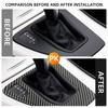 Car Gear Shift Control Panel Cover For BMW 3 Series E90 E92 E93 2005-2012 Imitation Carbon Fiber Sticker Trim Accessories