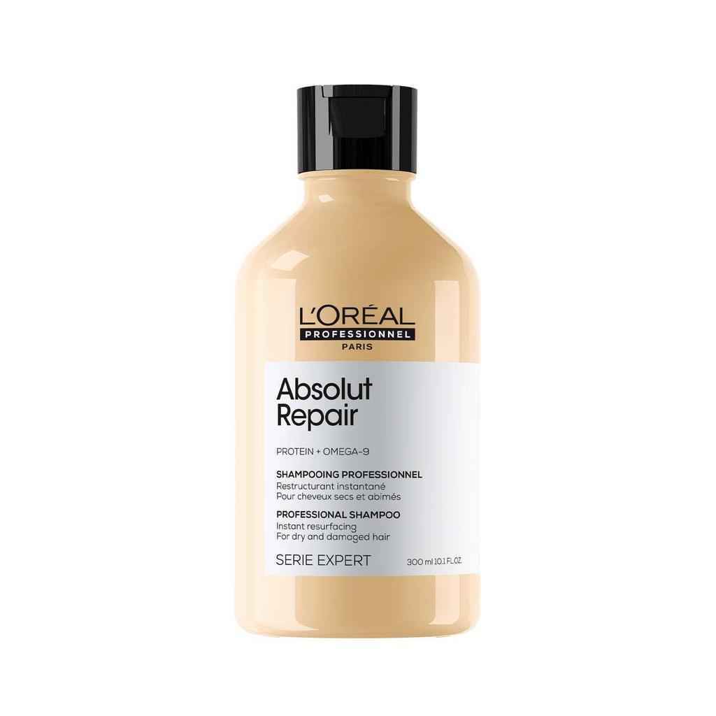 L'Oréal Professionnel Absolut Repair Shampoo for Dry & Damaged Hair - 300ml | Professional Shampoo for Strengthening and Repairing Hair