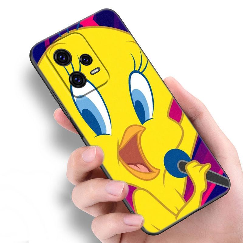 

Желтый мультяшный птица черный силиконовый чехол для телефона Xiaomi Redmi Note 9 10 11 11S 11T 12 13 Pro 5G Plus 9S 10S 12S Redmi Note 11TPro 5G