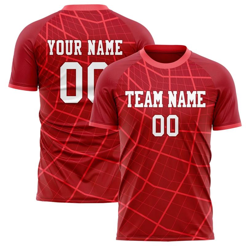 Camiseta de Futebol Personalizada com Nome e Número da Equipe