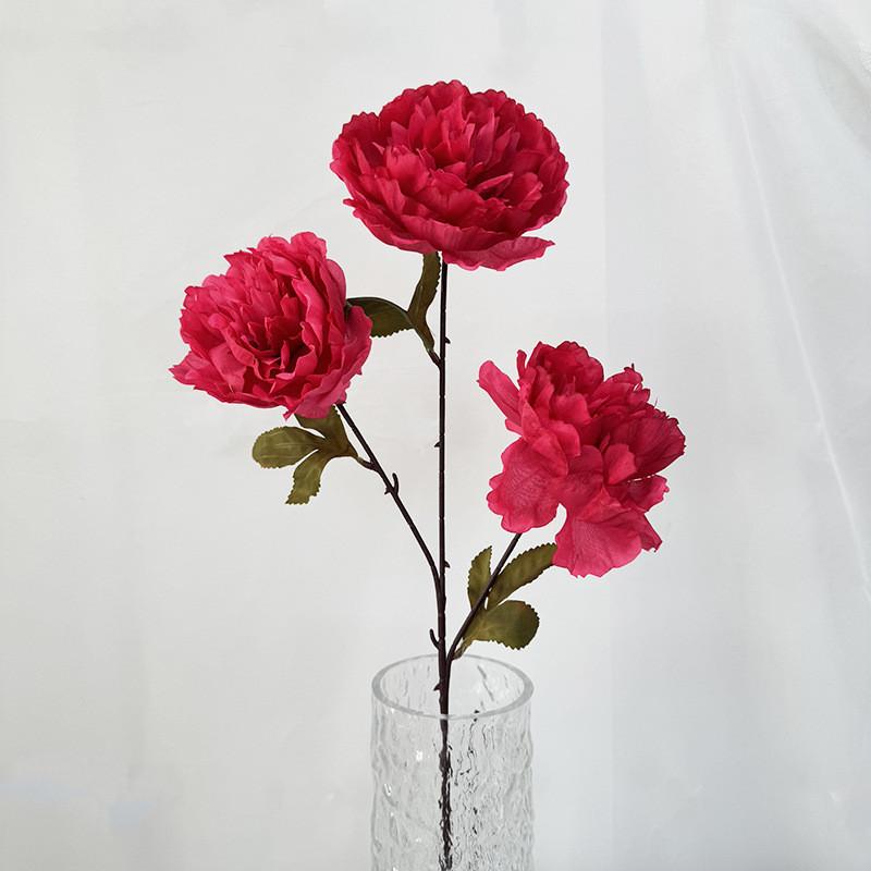 Flower Peony Artificial Wedding Hotel Restaurant Decoration Desktop Ornament