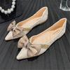 2024 New Arrival Women's Flats Beautiful Fashion Summer Shoes Flat Ballerina Comfortable Casual Women Shoes Large Size 35-43