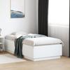 VidaXL Bed Frames, Single Bed with Slat Base, Adult Bed, Bedroom Furniture, Modern, White 75x190 Cm 3209758