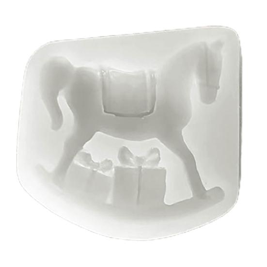 

Рождественская форма для помадки, украшение для торта, не содержащая бисфенол А, антипригарная форма для самостоятельного изготовления подарка Санта-Клаусу, шоколадная форма для выпечки E