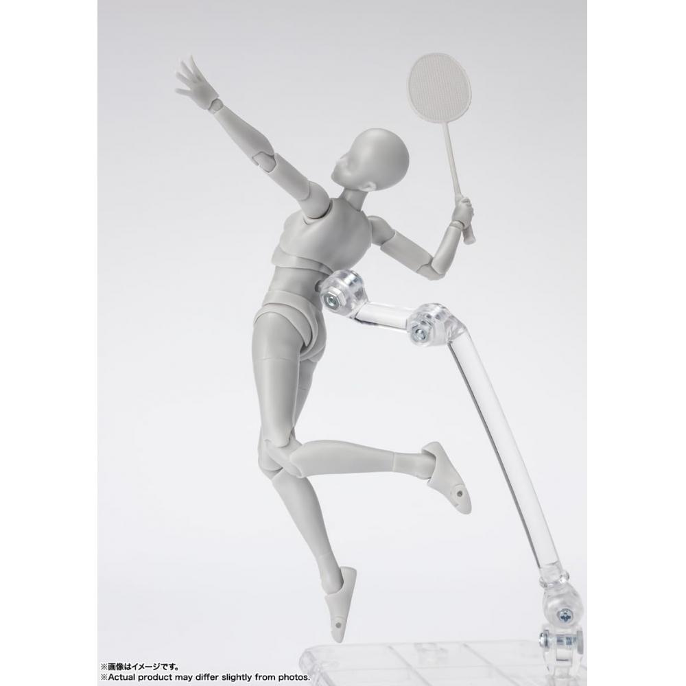 S.H.Figuarts Body-chan -Sports- Edition DX SET (Gray Color Ver.) Approx. 135mm PVC&ABS Painted Movable Figure