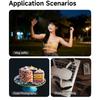 Photography Light Fit for Pocket 3 Adjustable Brightness Soft Lighting Auxiliary LED Fill Light Type C Rechargeable