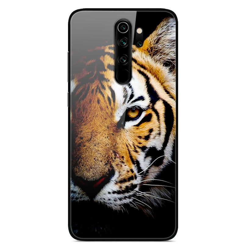 For Xiaomi Redmi Note 8 Pro Case Tempered Glass Fashion Lovely Phone Cases for Redmi Note 8 8T Note8 8Pro Back Cover Funda Coque