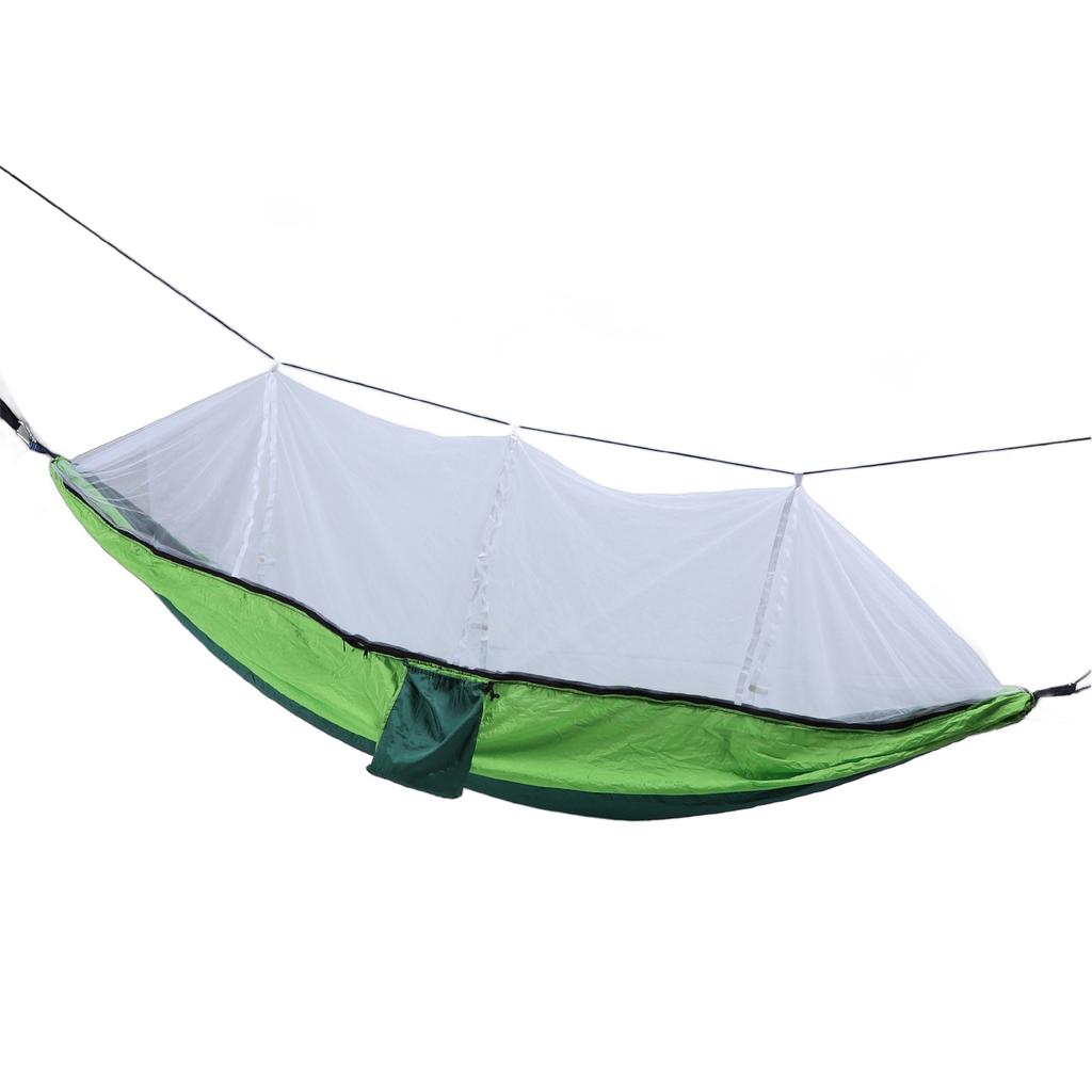 Outdoor Hammock 661lb Load Bearing Lightweight Portable Hammock with Net for Courtyard Camping Picnic
