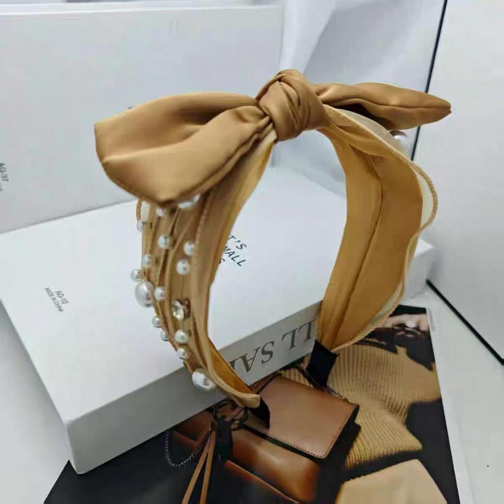 Koreanisches Strass-Tüll-Stirnband: Elegantes, vielseitiges Haaraccessoire für leichten Luxus