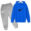 Kids Autumn Winter Hoodie Boy Girl 3-13Yrs Letter Print Clothing Casual Top+Trousers 2P Child Gift Brand Sports Coat Jogging Set