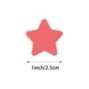 Heart-Shaped Love Stickers - 500 Self-Adhesive Labels per Roll