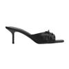 Bow High Heels Women Slippers Square Toe Sandals Shoes 2025 Summer New Designer Shoes Dress Slides Beach Open Toe Mujer Pumps