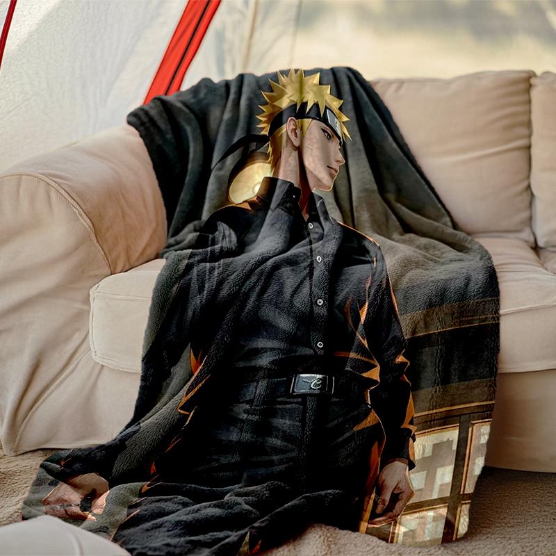 1pc Snug Naruto Blanket, Lightweight & Durable Print Blanket, Perfect for Home, Couch, Bed, Picnic, Travel, Office