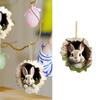 Easters Rabbit Decors Colorful Handmade Easters Ornament Acrylic Texture Suitable for Storefronts and Party Enthusiasts
