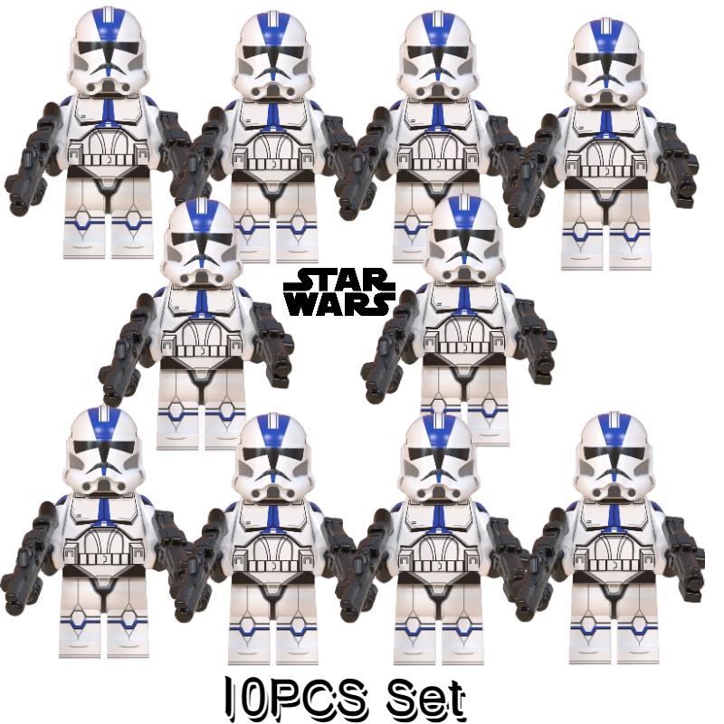 ABS-Kunststoff Konstruktionsspielzeug Star Wars Mandalorian Klon Sturmtruppler Krieg
