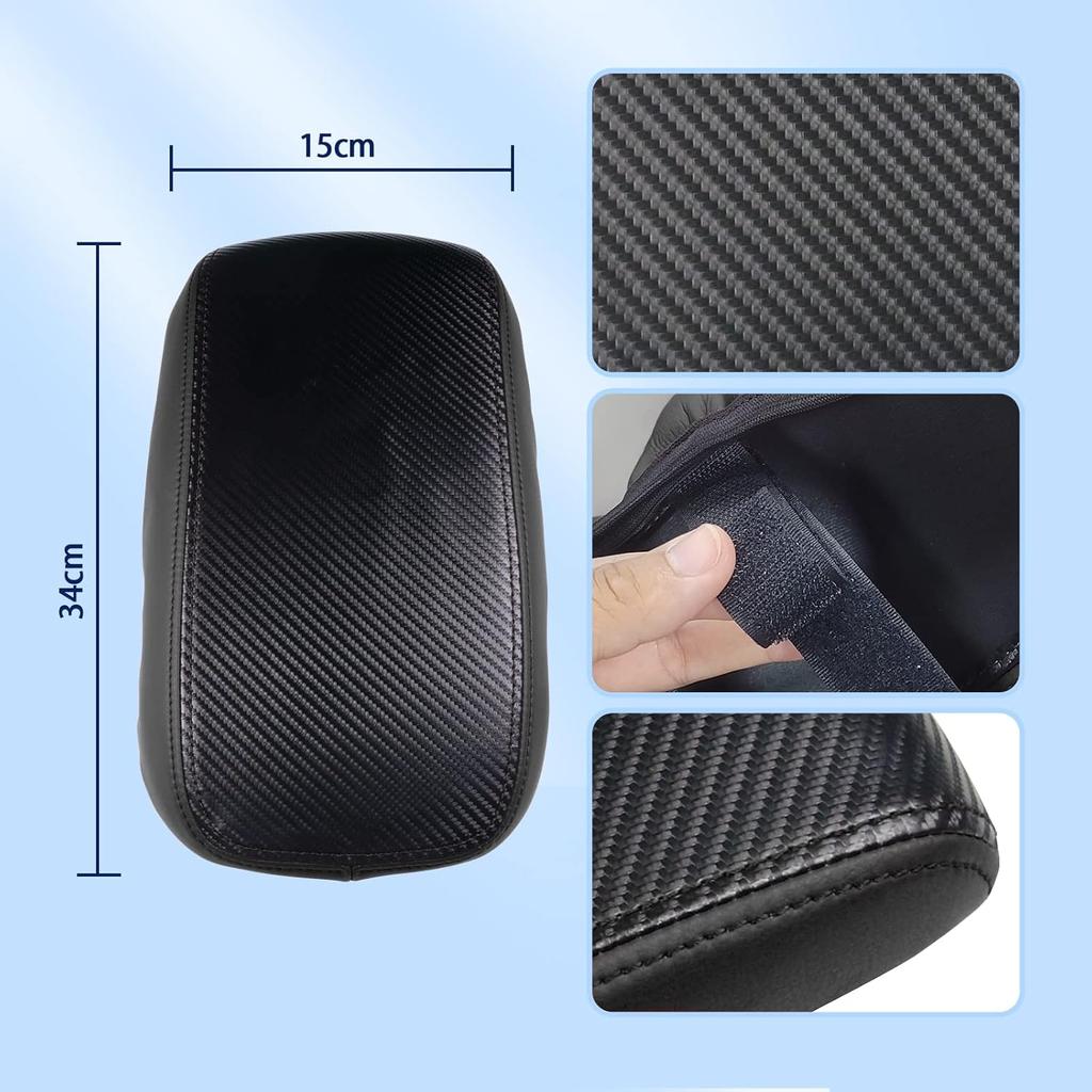 2022-2025 2026 Maverick Center Console Cover for Frod Maverick (XL/XLT/Lariat/Tremor/Lobo), Waterproof&Anti-Scratch Leather Armrest Cover 2023 2024