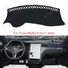 Für Tesla Model S 2013 ~ 2022 Armaturenbrettabdeckung Armaturenbrettmatte Teppich Dashmat Polster Sonnenschutz Abdeckung Zubehör 2014 2015 2016