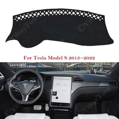 For Tesla Model S 2013 ~ 2022 Dashboard Cover Dash Board Mat Carpet Dashmat Pad Sunshade Cushion Cape Accessories 2014 2015 2016