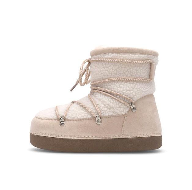 Ботинки DeeZee Snow Boots WS19002-03 бежевые