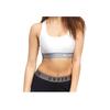 Under Armour Mid Crossback Sports Bra With Padding Medium Support Women Underwear White 1307200-100
