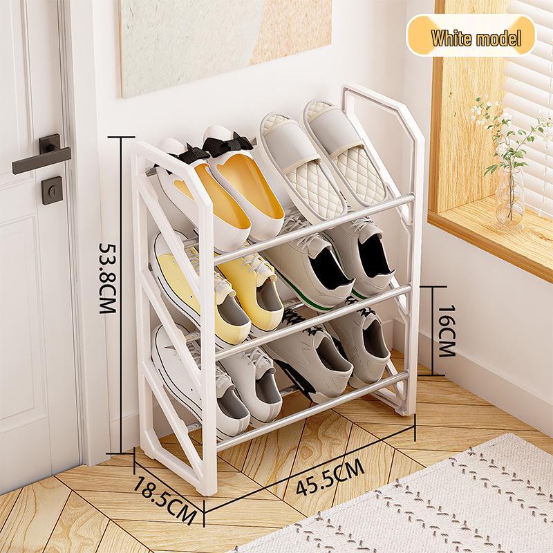 Stair-Step Shoe Rack: Perfect for Dorms & Doorways, Multifunctional Design