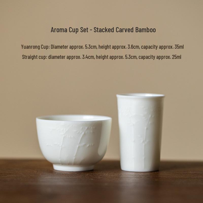 Sitaozhai Aroma Tea Tasting Cup - Single Ceramic Tea Ceremony Cup for Personal Use