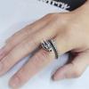 New Retro Thai Silver Jewelry Domineering Dragon 925 Silver Personality Zodiac Creative Popular Opening Rings R239