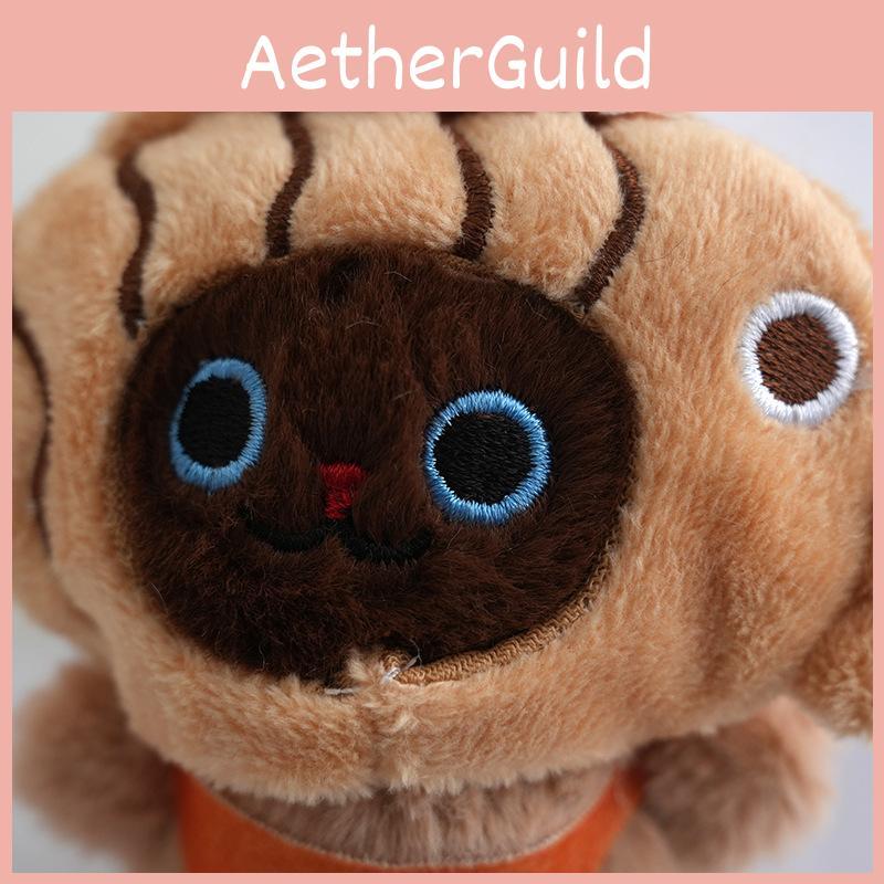 Adorable Mini Cat Plush Keychain Soft Pp Cotton Cute Cartoon Animal Design